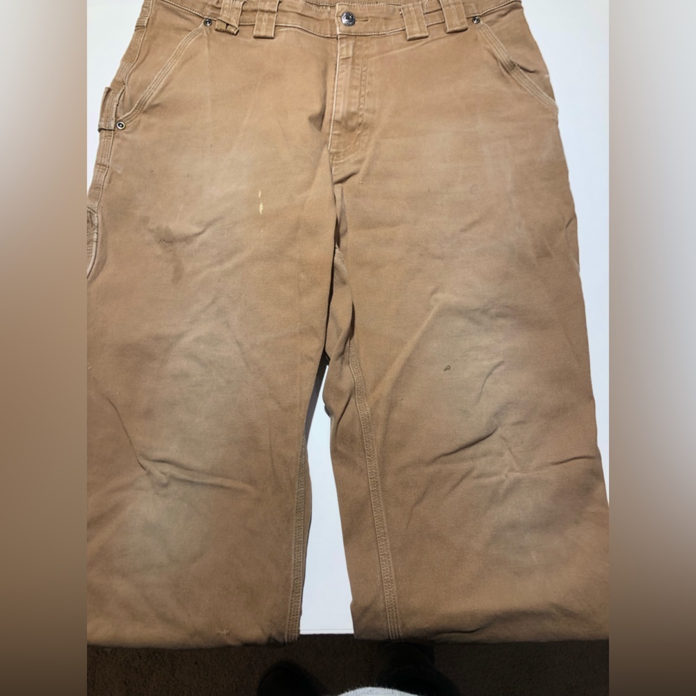 Men's Duluth Flex Fire Hose Relax Fit Cargo Work Pants 36 X 30 - Picture 5 of 9